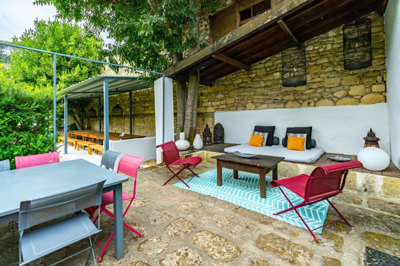 Mas Bleu Villa Sommieres Bagian luar foto