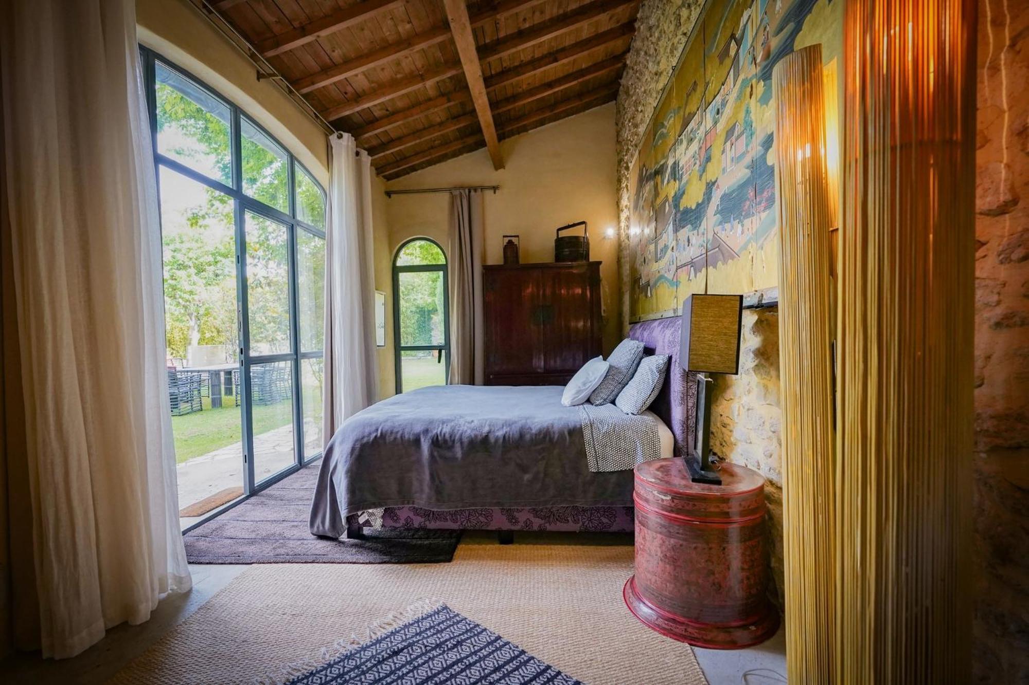 Mas Bleu Villa Sommieres Bagian luar foto
