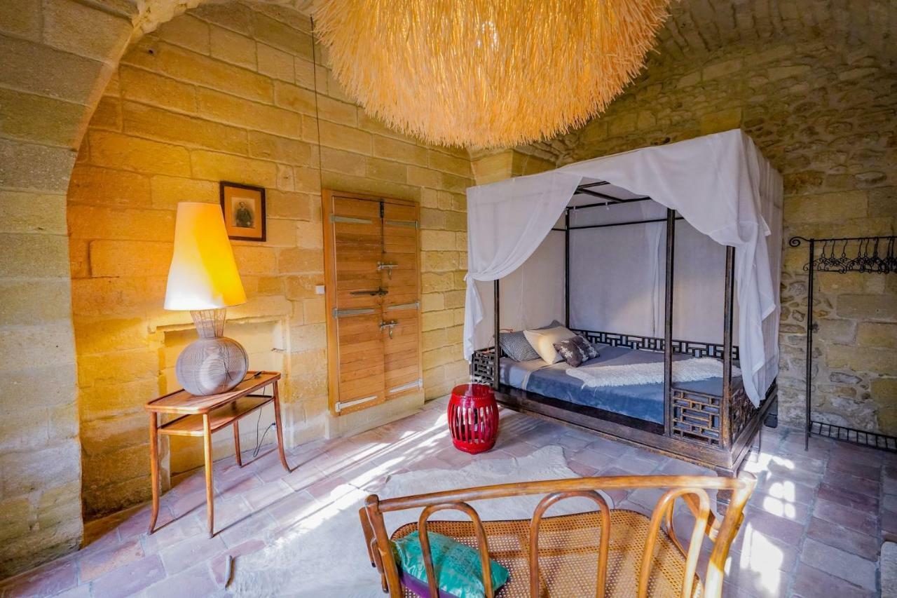 Mas Bleu Villa Sommieres Bagian luar foto